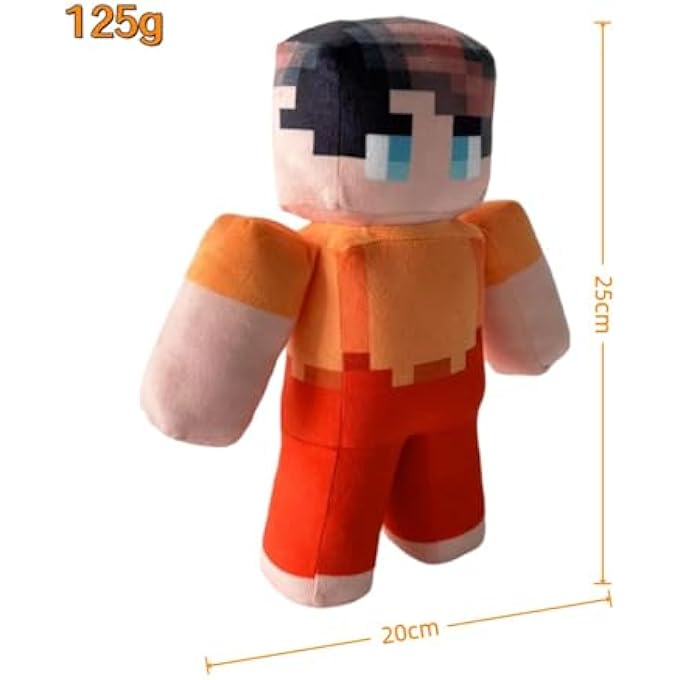 MILO AND CHIP SOFT DOLL  CUTE CHARACTERS FOR GAME FANS, COLLECTIBLE GIFT 25CM (ORANGE) - Image 3